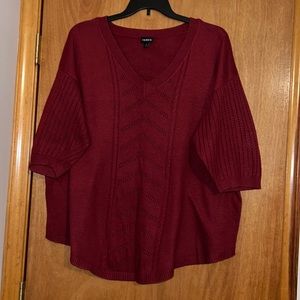 3/4 Sleeve Chevron Plus Size Sweater!
